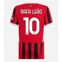 AC Milan Rafael Leao #10 Fußballbekleidung Heimtrikot Damen 2024-25 Kurzarm